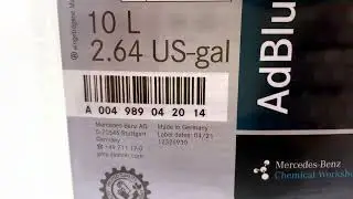 A004989042014, A 004 989 04 20 14 Рідина AD Blue (сечовина) 10 літрів Mercedes