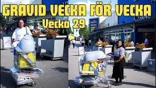 GAVID VECKA FÖR VECKA - Vecka 29.  Köper saker till bebisen på Ullared