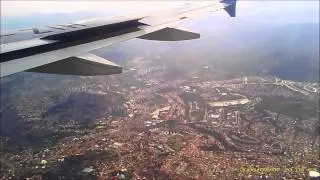 Taxi, Take-Off, Mid-Flight and Landing In An Interjet Airbus A320-200