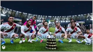 Final Copa América ● Perú vs Argentina ● Pes 2021