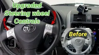 Corolla gets OEM fit Steering Wheel Controls (Part1) | 2009-2011