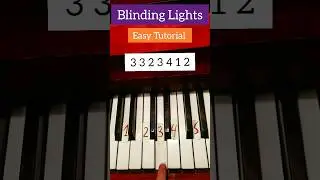The Weeknd - Blinding lights #пианино #музыка #туториал #обучение #тренды