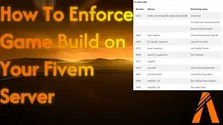 How To Enforce Game Build on Your Fivem Server in 2024