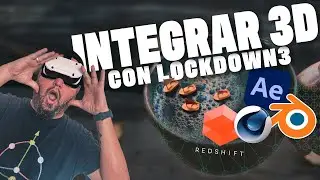 🤯INTEGRATE 3D in your VIDEOS with LOCKDOWN 3 in AFTER EFFECTS, CINEMA 4D and BLENDER TUTORIAL