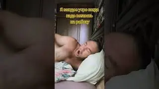 Как я встаю на работу. #жиза #работа #утро #юмор #комедия #реки