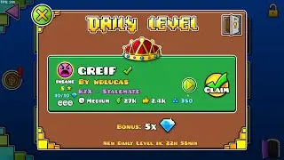 Grief IS A DAILY LEVEL!? (Insane 8⭐ by wdlucas) (Geometry Dash 2.2)