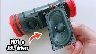 Testing Mietubl BLSP02 speaker driver with original JBL Flip 6 amplifier
