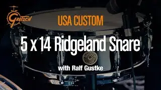 GRETSCH USA Ridgeland Snare Drum 5 x 14" played by Ralf Gustke