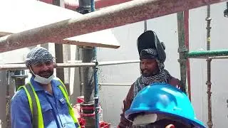 Primary Pump Line in Flexible Connector Installation