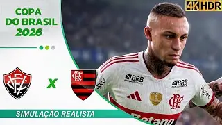 Vitoria vs Flamengo | Copa do Brasil 2026 | Ultra Realistic 4K Simulation (60FPS) Gogosz Patch.