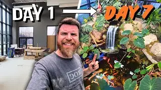 Can I build a 2000 Gallon Pond INDOORS in Just 7 Days?