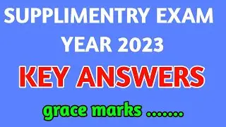 2nd PU MATHS SUPPLIMETRY EXAM 2023 KEY ANSWERS || KEY ANSWERS FOR SUPPLIMENTRY EXAM