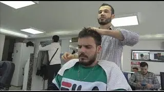 ASMR Turkish Barber Face,Head and Body Massage 255