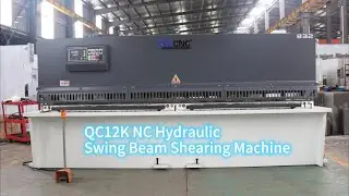 QC12K 8x2500 NC Hydraulic Swing Beam Shearing Machine with E21S