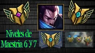 Como conseguir la maestría 6 y 7 | Niveles de Maestría 6 y 7 | League of Legends