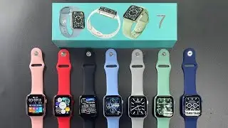 Apple Watch 7 copy (IWO N76) Smartwatch connect phone,calling setup, photo change.