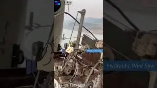 Underwater hydraulic cutting wire saw machine | diamond wire saw machine price in YG Machinery 2024