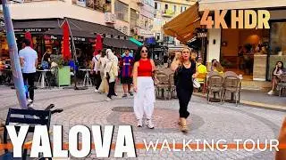 Discover Yalova, Turkiye: A Stunning 4K HDR Walking Tour of Yalova City Center