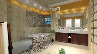 SketchUp моделируем ванную комнату 3