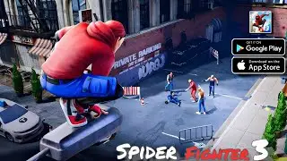 Spider Fighter 3 Open World Gameplay (Android, iOS)