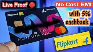 Axis Bank credit card apply No Cost EMI zero civil three days card dispatch