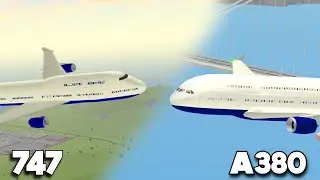 747 VS A380 | Who is better? (Roblox)