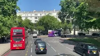 London bus ride - Marble Arch to Edgware Road
