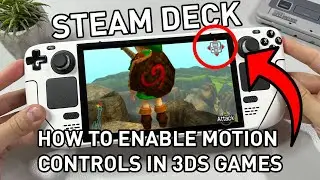 Steam Deck - How To Get Motion Controls In 3DS Games On Citra Emulator