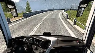 Navigating Mountain Serpentines in ETS: A Zurich to Milan Mercedes Bus Adventure