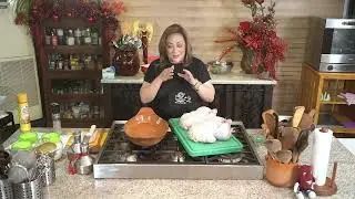 California Raisin Christmas Roast Chicken
