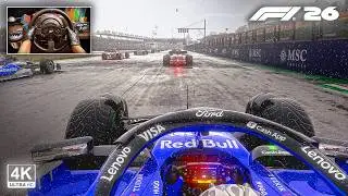 F1 26 MOD - Daniel Ricciardo's Ford Racing Bulls VCARB03 | Emilia Romagna GP Steering Wheel Gameplay