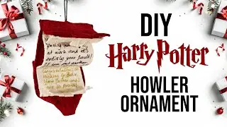 EASY DIY Harry Potter Howler Christmas Ornament!