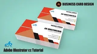 How to Create a Business Card Design in Illustrator cc 2018|Illustrator cc 2017 Business Card