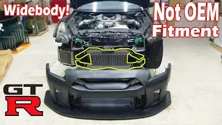 How To Install Widebody Kit On A Wrecked GTR R35 (Part 2) LibertyWalk Version 2