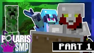 Minecraft CREEPERS ARE MY ENEMIES!! - Polaris SMP [Part 1]