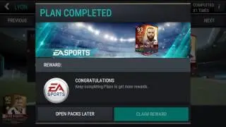 Claiming 93 team hero lacazette fifa mobile