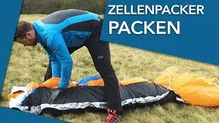 Packing a cell pack - Learn to paraglide | Hirondelle Flight School, Weinheim