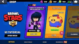 Game UI - Brawl Stars Supercell Speed Build