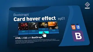 Card hover effect ep01 - Bootstrap4