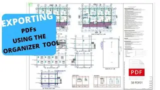 Exporting PDF using ORGANIZER in ArchiCAD