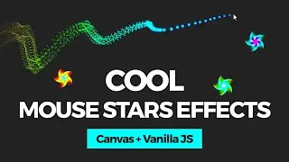 Cool Mouse Stars Effects with Canvas