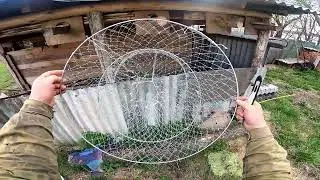 жак. вентерь. морда. самый эфективный и быстрый способ для ловли лина и сома