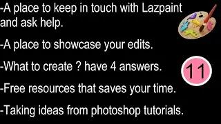 Lazpaint forum for asking help and showcasing art & other things.