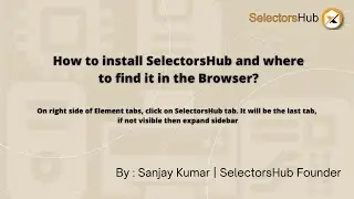 #SelectorsHub