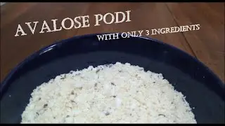 Avalose Podi || അവലോസു പൊടി || with only 3 ingredients || Four stars Funtime ||