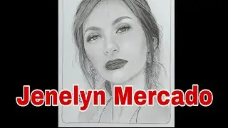 #3 How to draw JENELYN MERCADO//REALISTIC//Time Lapse//Re-uploaded