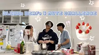 DEAF, BLIND and MUTE BAKING CHALLENGE !! 👩🏻‍🍳🍰🌟