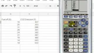Regression using TI-83