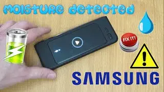 Samsung Fold - Moisture detected - charging port - bypass - solution fix ( 2022 )