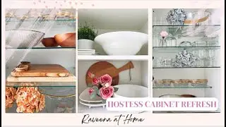 ENTERTAINMENT CABINET REFRESH | WHERE I STORE ALL MY DISHES